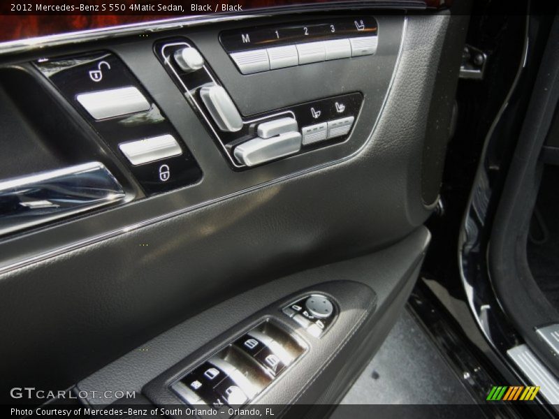 Controls of 2012 S 550 4Matic Sedan