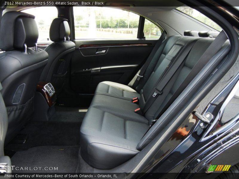  2012 S 550 4Matic Sedan Black Interior