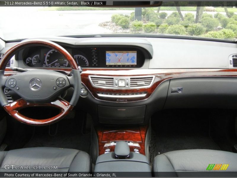 Dashboard of 2012 S 550 4Matic Sedan