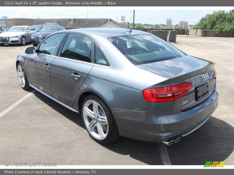 Monsoon Gray Metallic / Black 2013 Audi S4 3.0T quattro Sedan