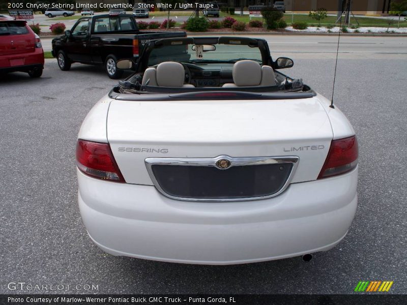 Stone White / Light Taupe 2005 Chrysler Sebring Limited Convertible
