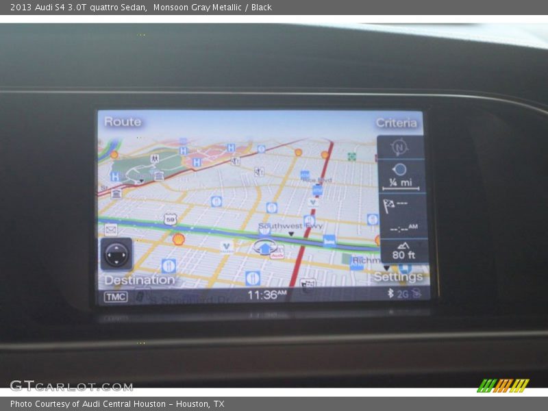 Navigation of 2013 S4 3.0T quattro Sedan