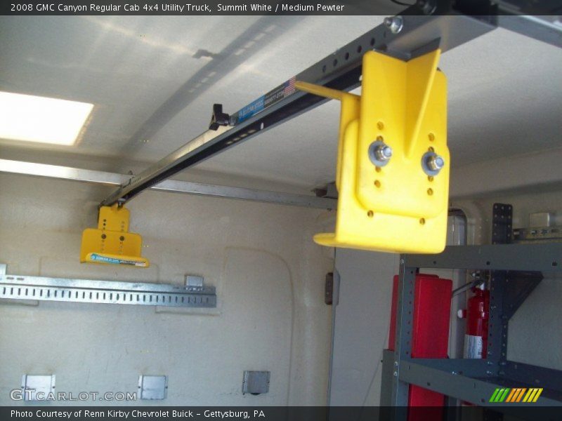 Summit White / Medium Pewter 2008 GMC Canyon Regular Cab 4x4 Utility Truck