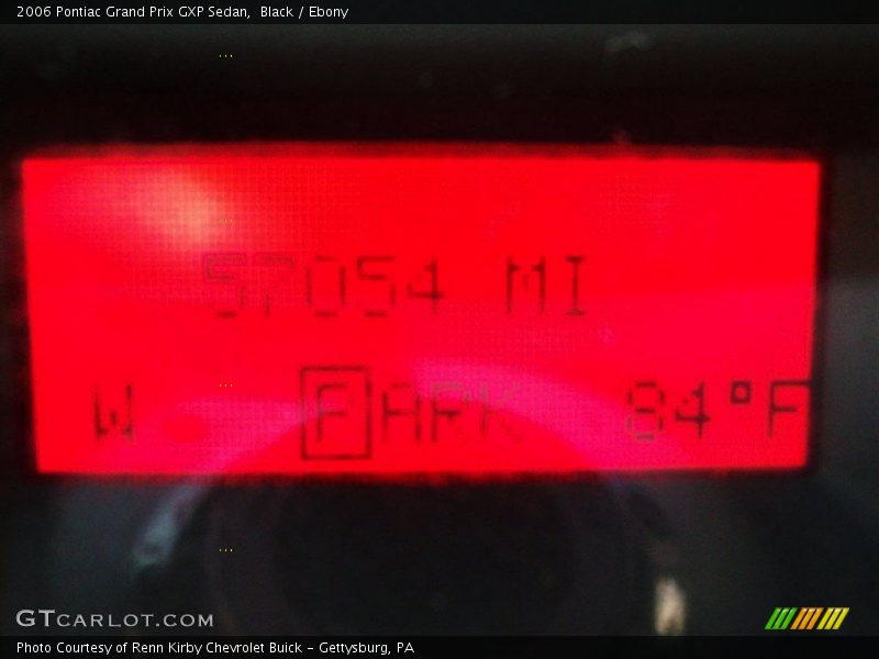 Black / Ebony 2006 Pontiac Grand Prix GXP Sedan