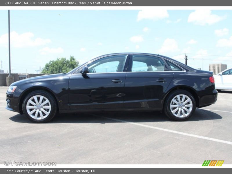 Phantom Black Pearl / Velvet Beige/Moor Brown 2013 Audi A4 2.0T Sedan