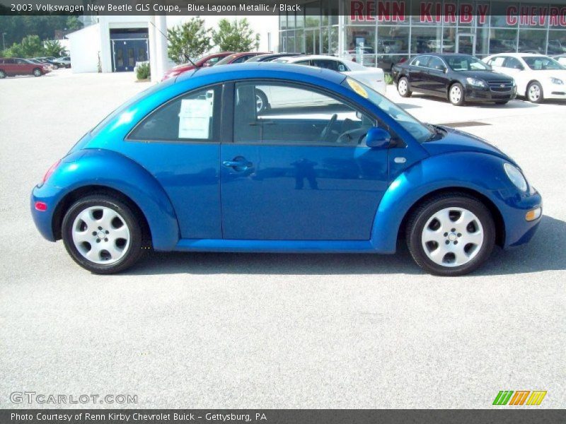 Blue Lagoon Metallic / Black 2003 Volkswagen New Beetle GLS Coupe