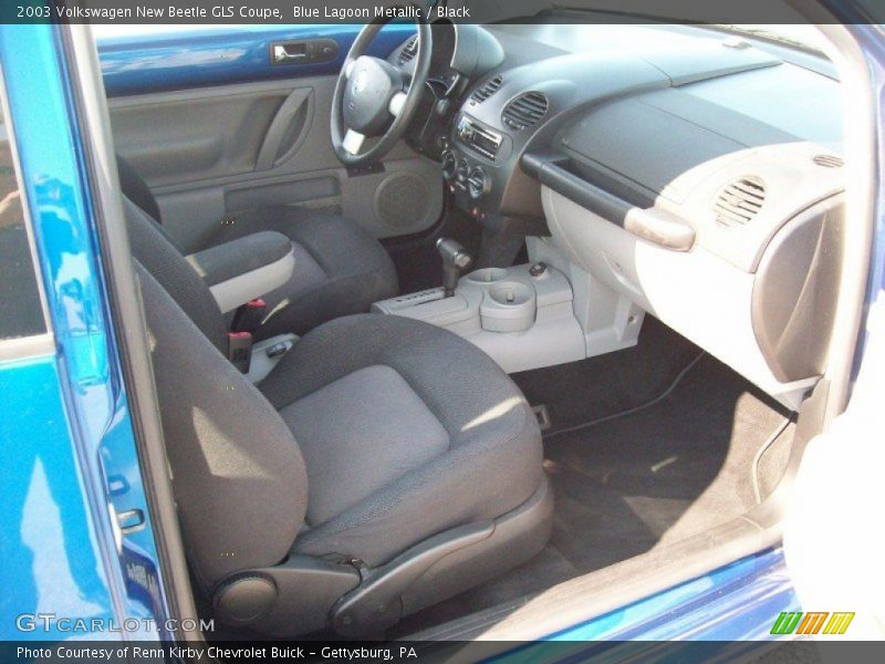 Blue Lagoon Metallic / Black 2003 Volkswagen New Beetle GLS Coupe