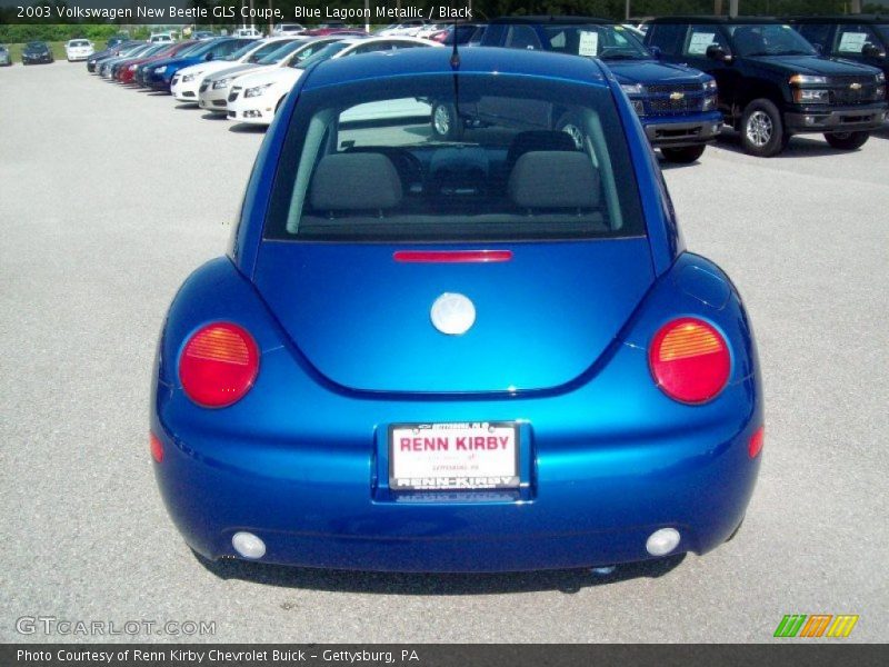 Blue Lagoon Metallic / Black 2003 Volkswagen New Beetle GLS Coupe