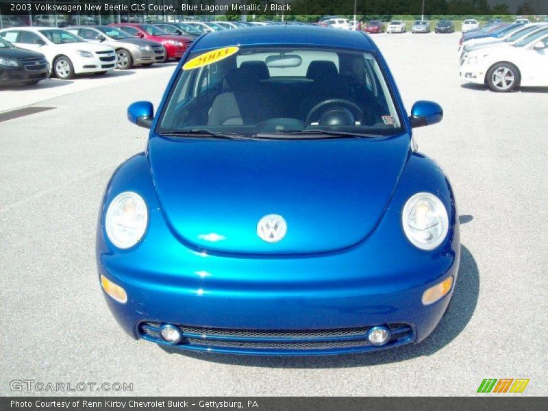 Blue Lagoon Metallic / Black 2003 Volkswagen New Beetle GLS Coupe