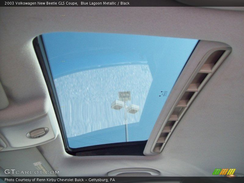 Blue Lagoon Metallic / Black 2003 Volkswagen New Beetle GLS Coupe