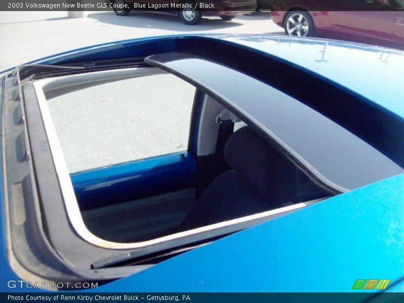 Blue Lagoon Metallic / Black 2003 Volkswagen New Beetle GLS Coupe