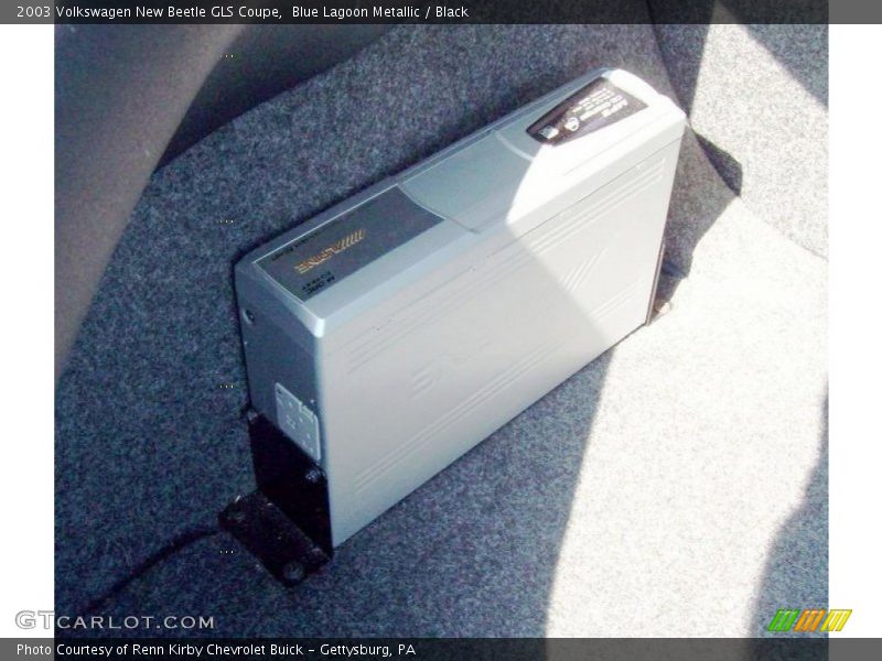 Blue Lagoon Metallic / Black 2003 Volkswagen New Beetle GLS Coupe
