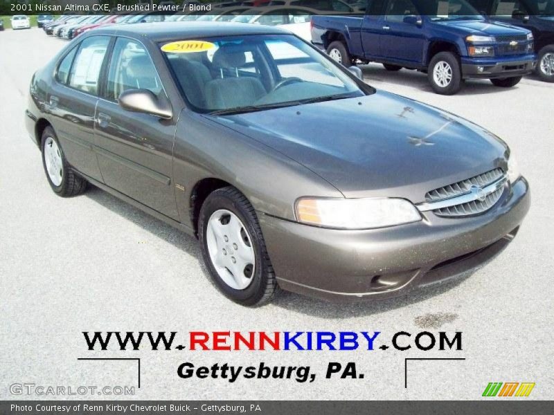 Brushed Pewter / Blond 2001 Nissan Altima GXE