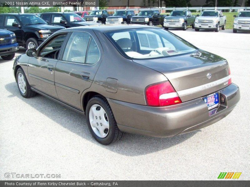 Brushed Pewter / Blond 2001 Nissan Altima GXE