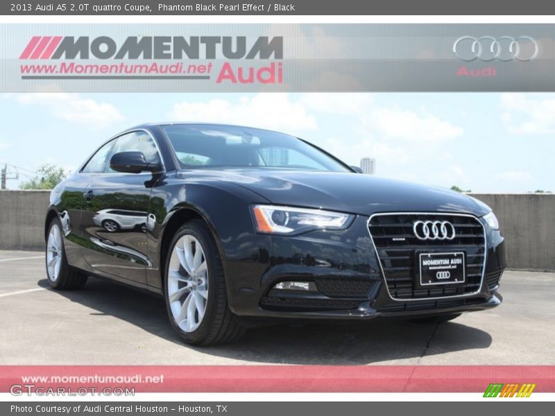 Phantom Black Pearl Effect / Black 2013 Audi A5 2.0T quattro Coupe
