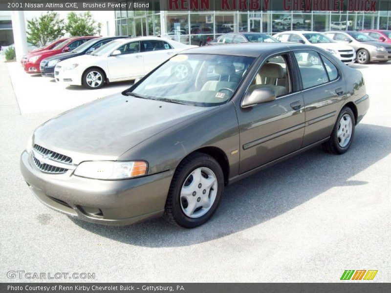 Brushed Pewter / Blond 2001 Nissan Altima GXE