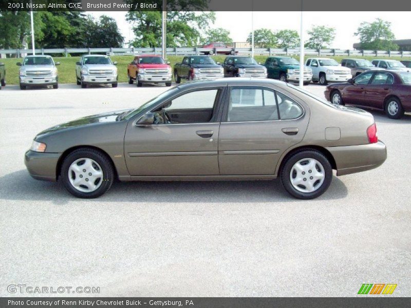 Brushed Pewter / Blond 2001 Nissan Altima GXE