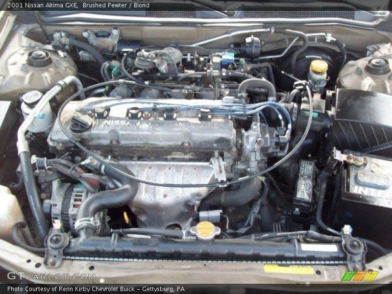 Brushed Pewter / Blond 2001 Nissan Altima GXE