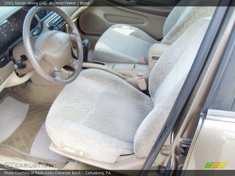 Brushed Pewter / Blond 2001 Nissan Altima GXE