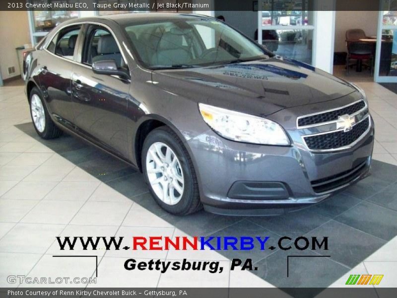 Taupe Gray Metallic / Jet Black/Titanium 2013 Chevrolet Malibu ECO