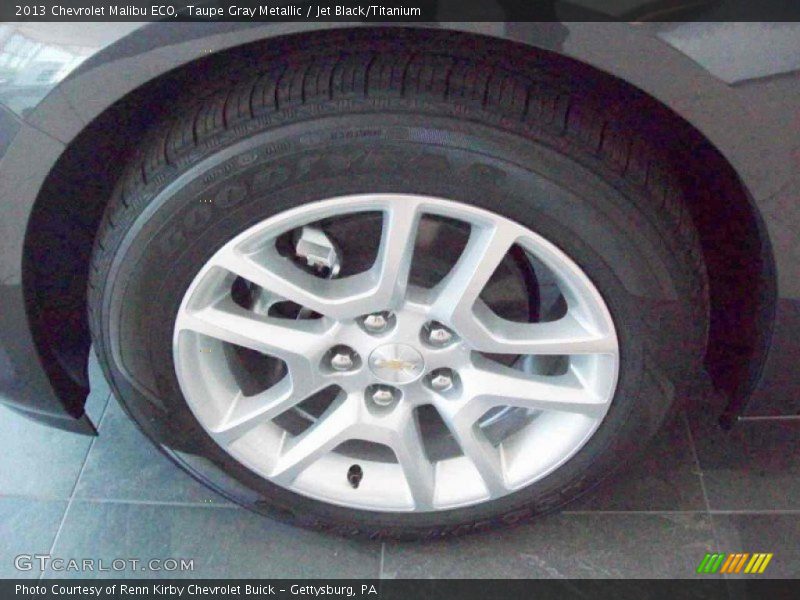Taupe Gray Metallic / Jet Black/Titanium 2013 Chevrolet Malibu ECO