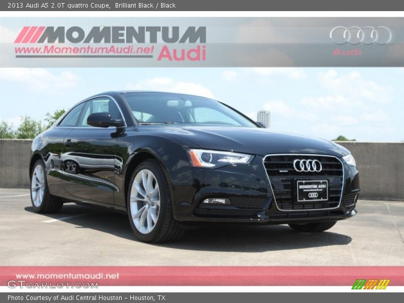 Brilliant Black / Black 2013 Audi A5 2.0T quattro Coupe