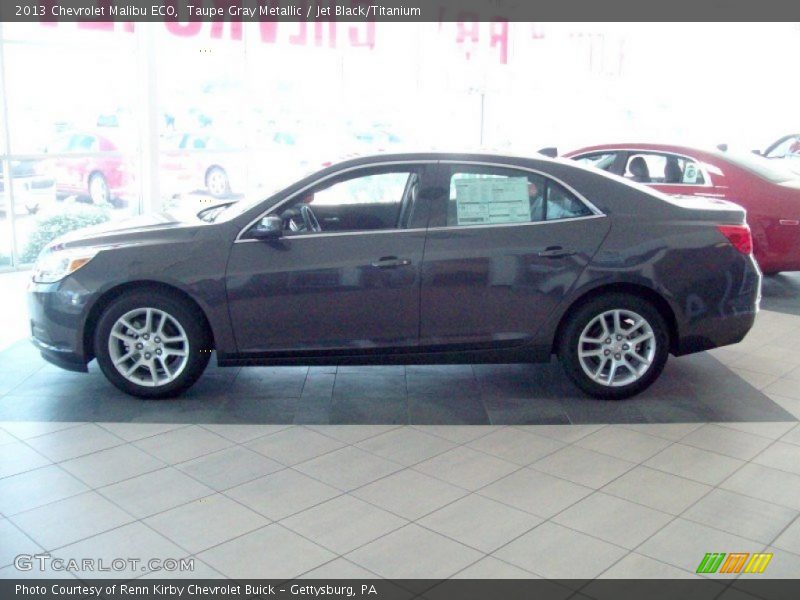 Taupe Gray Metallic / Jet Black/Titanium 2013 Chevrolet Malibu ECO