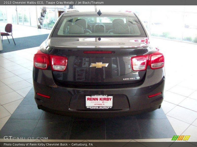 Taupe Gray Metallic / Jet Black/Titanium 2013 Chevrolet Malibu ECO