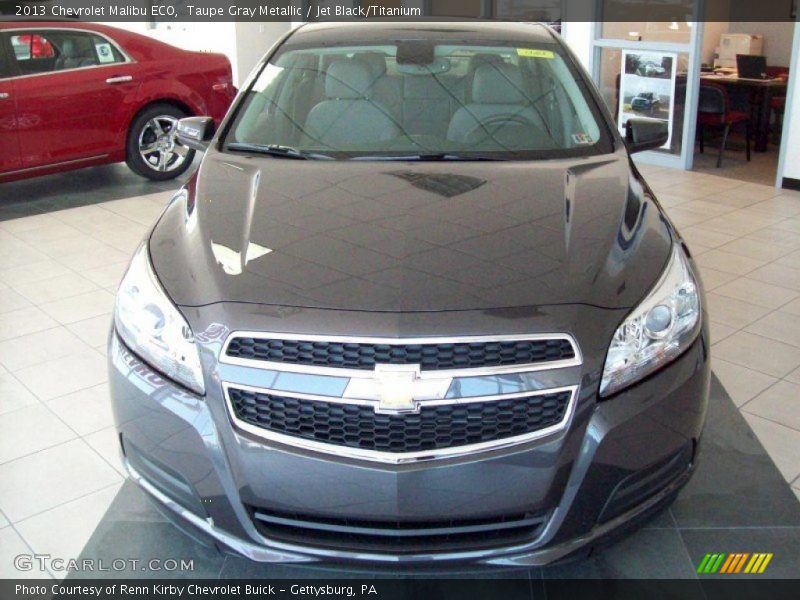 Taupe Gray Metallic / Jet Black/Titanium 2013 Chevrolet Malibu ECO