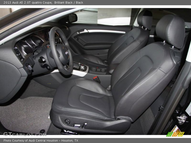Front Seat of 2013 A5 2.0T quattro Coupe
