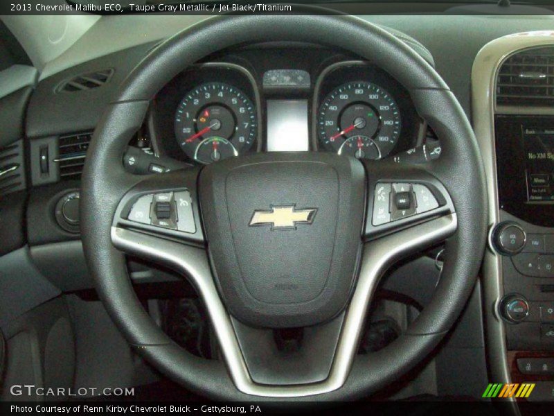 Taupe Gray Metallic / Jet Black/Titanium 2013 Chevrolet Malibu ECO