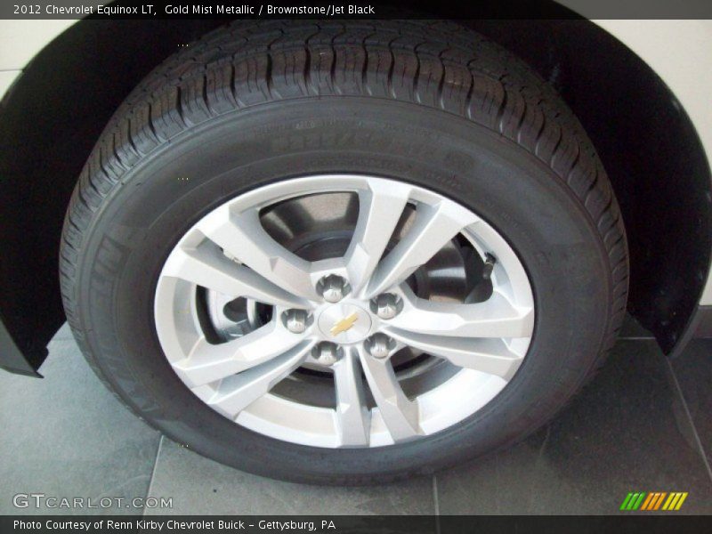 Gold Mist Metallic / Brownstone/Jet Black 2012 Chevrolet Equinox LT
