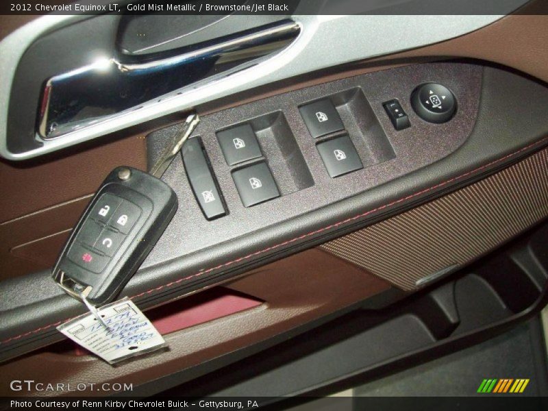 Gold Mist Metallic / Brownstone/Jet Black 2012 Chevrolet Equinox LT