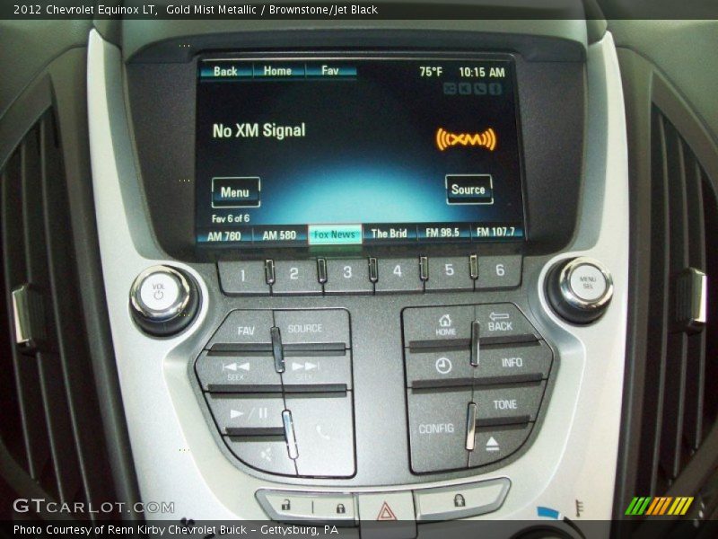Gold Mist Metallic / Brownstone/Jet Black 2012 Chevrolet Equinox LT