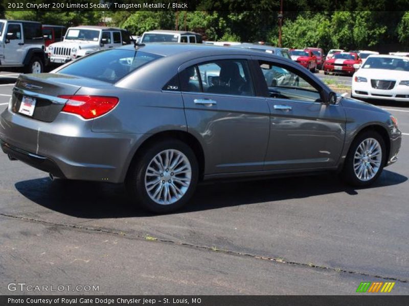 Tungsten Metallic / Black 2012 Chrysler 200 Limited Sedan