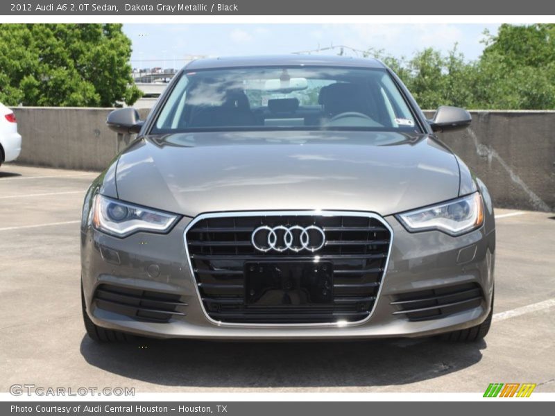 Dakota Gray Metallic / Black 2012 Audi A6 2.0T Sedan