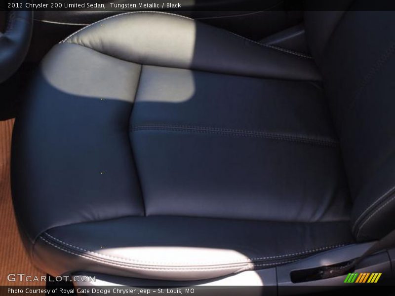 Tungsten Metallic / Black 2012 Chrysler 200 Limited Sedan