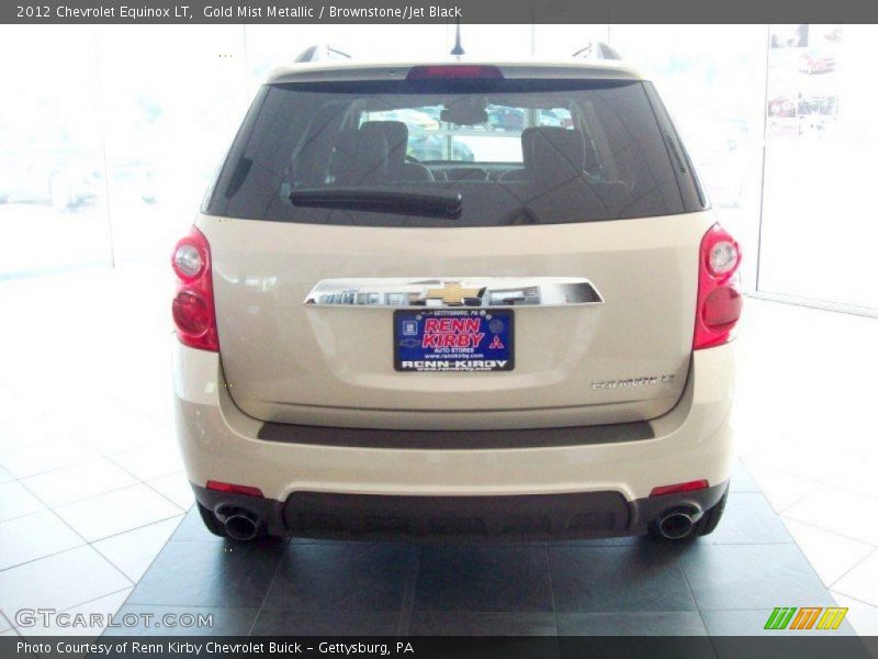 Gold Mist Metallic / Brownstone/Jet Black 2012 Chevrolet Equinox LT