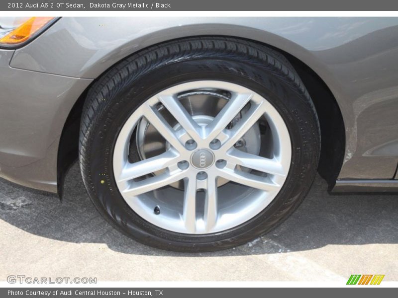 Dakota Gray Metallic / Black 2012 Audi A6 2.0T Sedan