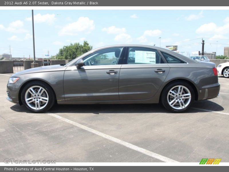 Dakota Gray Metallic / Black 2012 Audi A6 2.0T Sedan