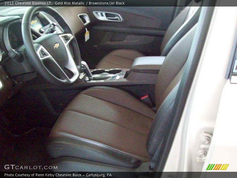 Gold Mist Metallic / Brownstone/Jet Black 2012 Chevrolet Equinox LT