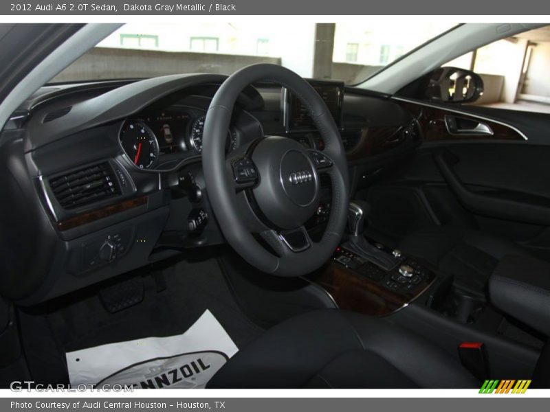 Dakota Gray Metallic / Black 2012 Audi A6 2.0T Sedan