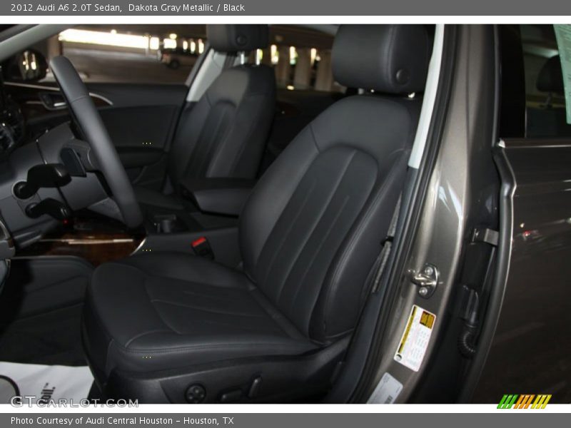 Dakota Gray Metallic / Black 2012 Audi A6 2.0T Sedan