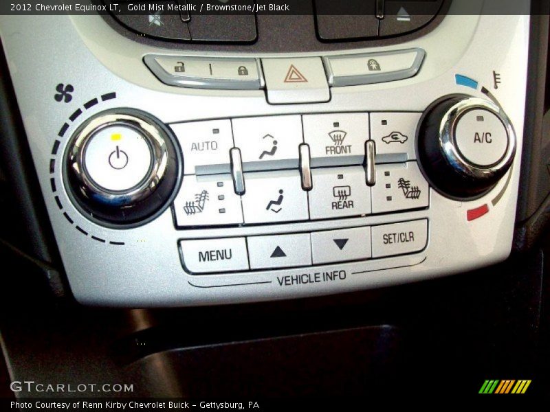 Gold Mist Metallic / Brownstone/Jet Black 2012 Chevrolet Equinox LT