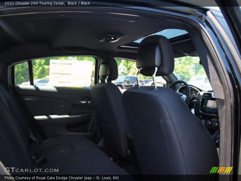 Black / Black 2012 Chrysler 200 Touring Sedan