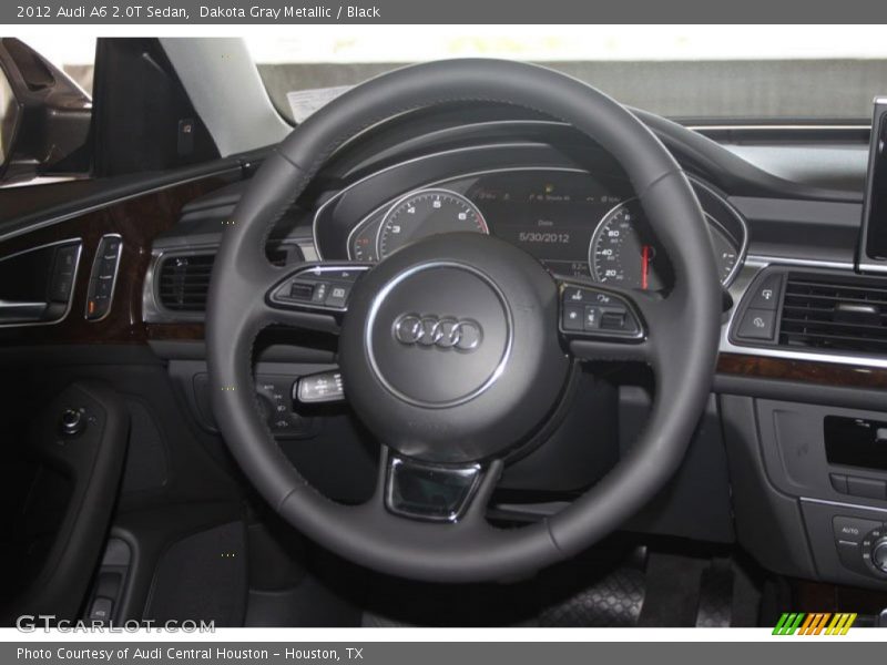 Dakota Gray Metallic / Black 2012 Audi A6 2.0T Sedan