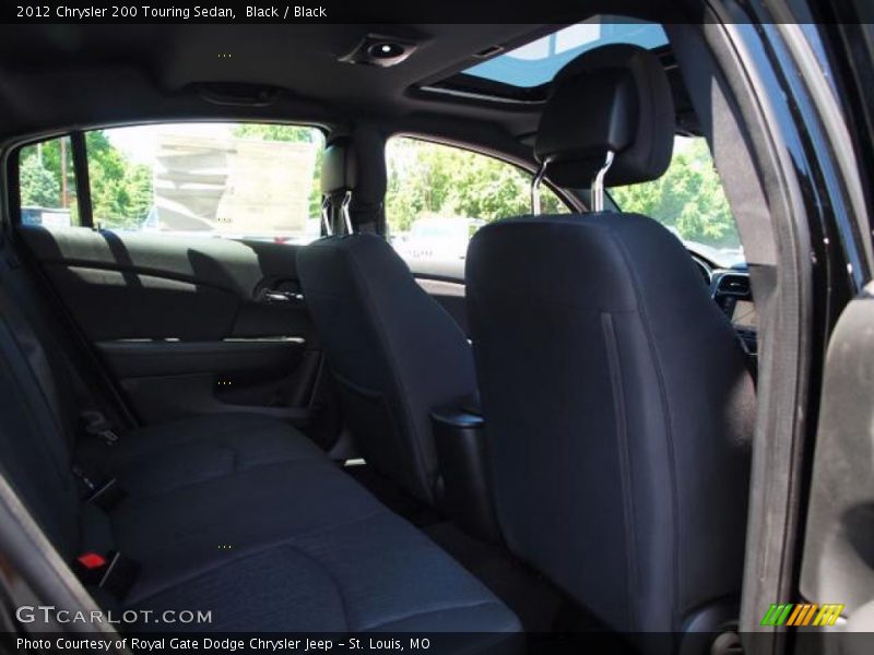 Black / Black 2012 Chrysler 200 Touring Sedan