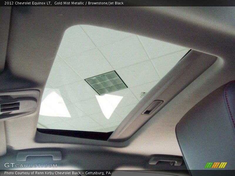 Gold Mist Metallic / Brownstone/Jet Black 2012 Chevrolet Equinox LT