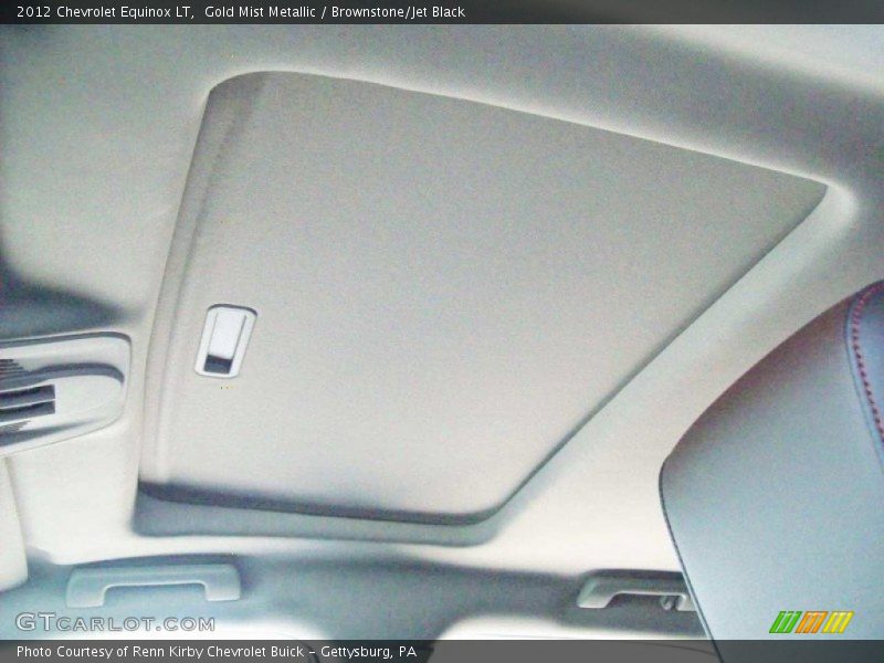 Gold Mist Metallic / Brownstone/Jet Black 2012 Chevrolet Equinox LT
