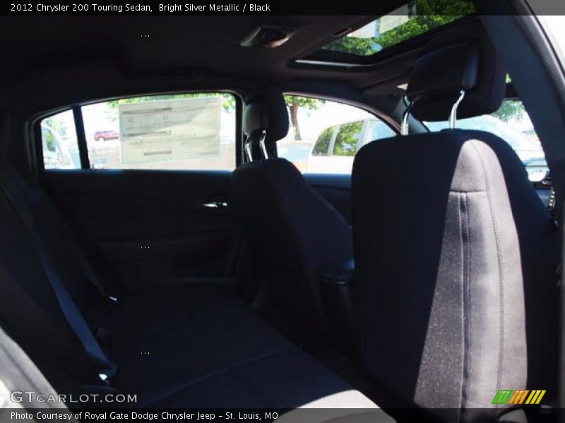 Bright Silver Metallic / Black 2012 Chrysler 200 Touring Sedan